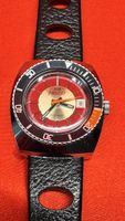Nelco Automatik Taucheruhr rot 17 Jewels Swiss Made