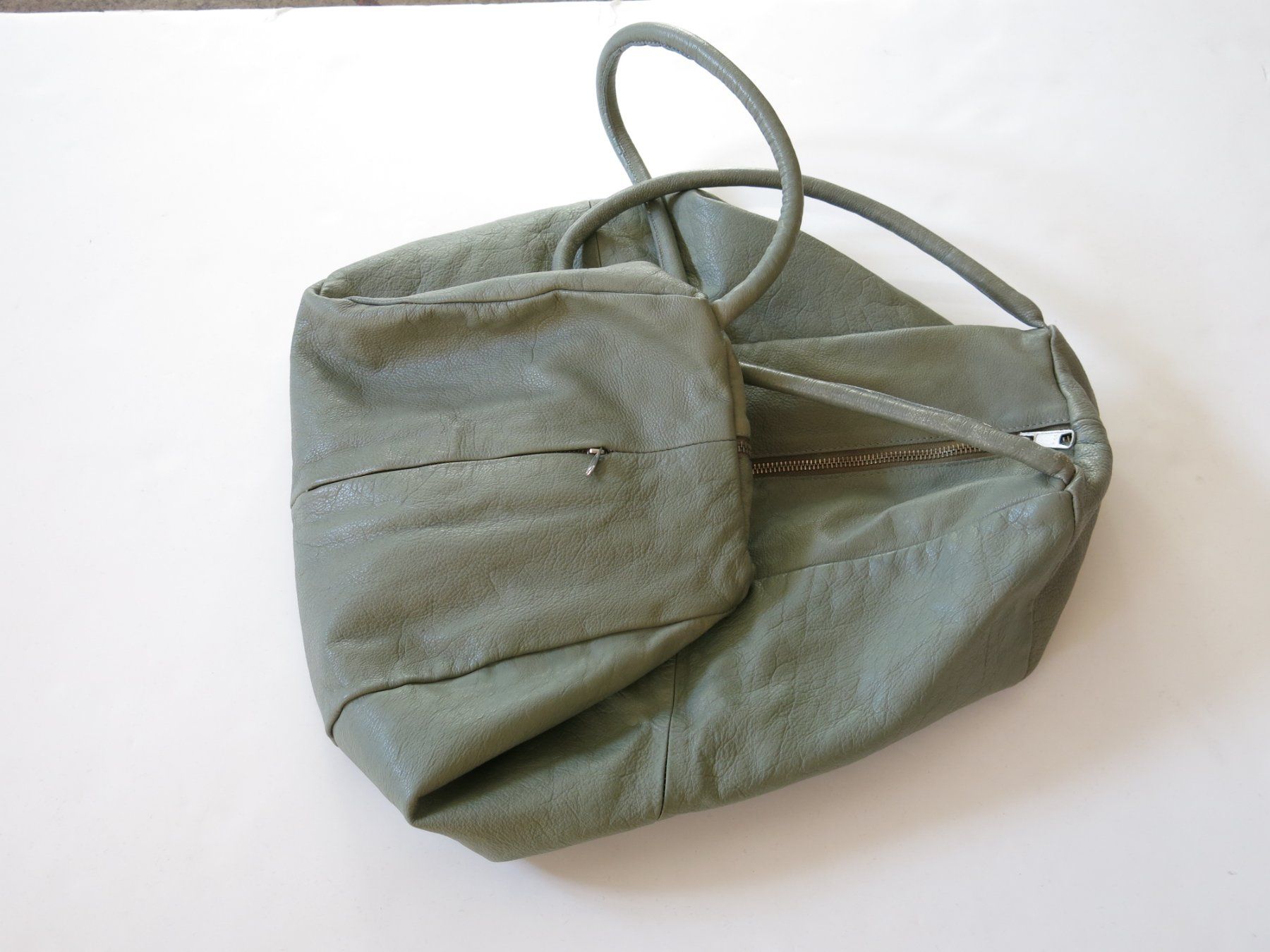 Borse da donna: Sac YAYA en cuir gris clair – Usato da Neuchâtel venduto da heloisa 5