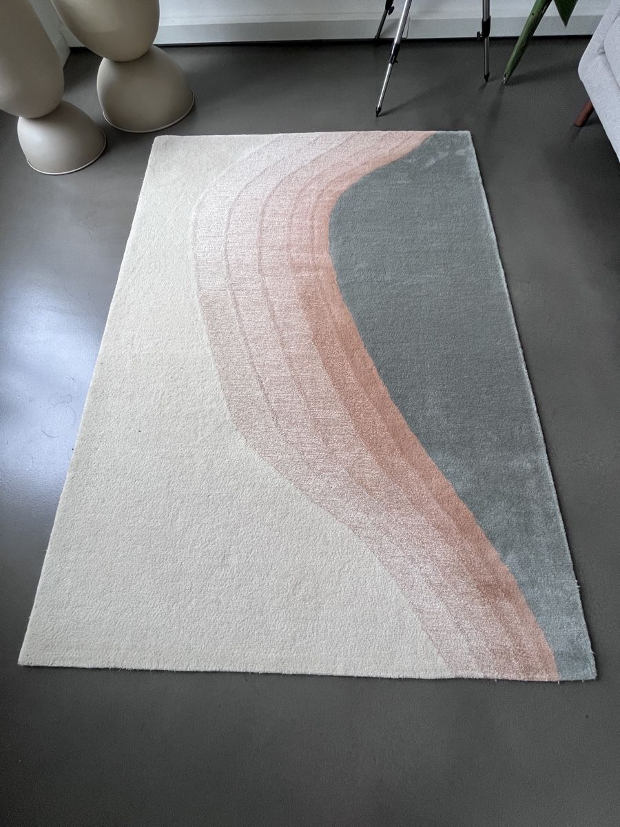 Tappeti: Teppich Retro Wellen – Usato da Ziegelbrücke venduto da Splinter301 1