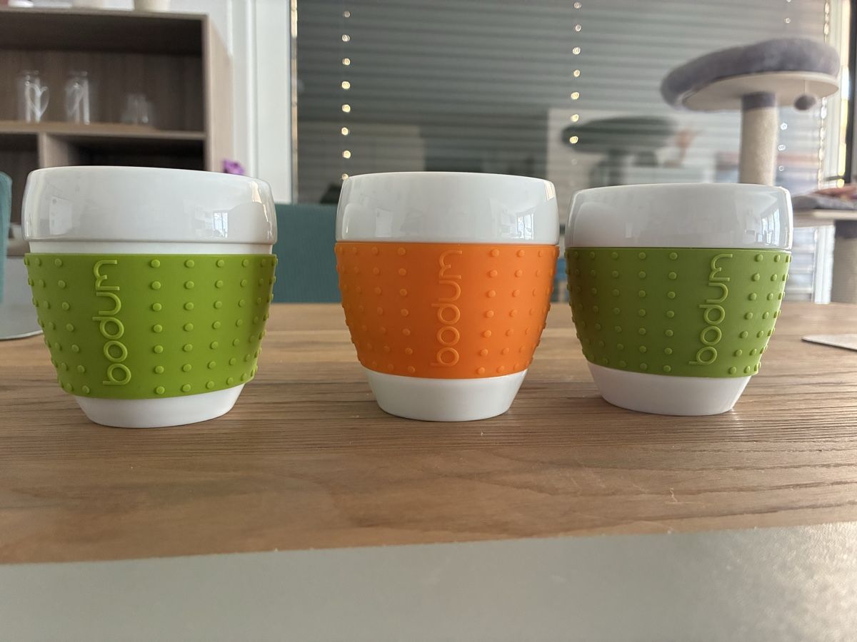 Bodum Gläser: Bodum Gläser mit Silikonband 3er Set – Gebraucht aus Muhen von Sally203