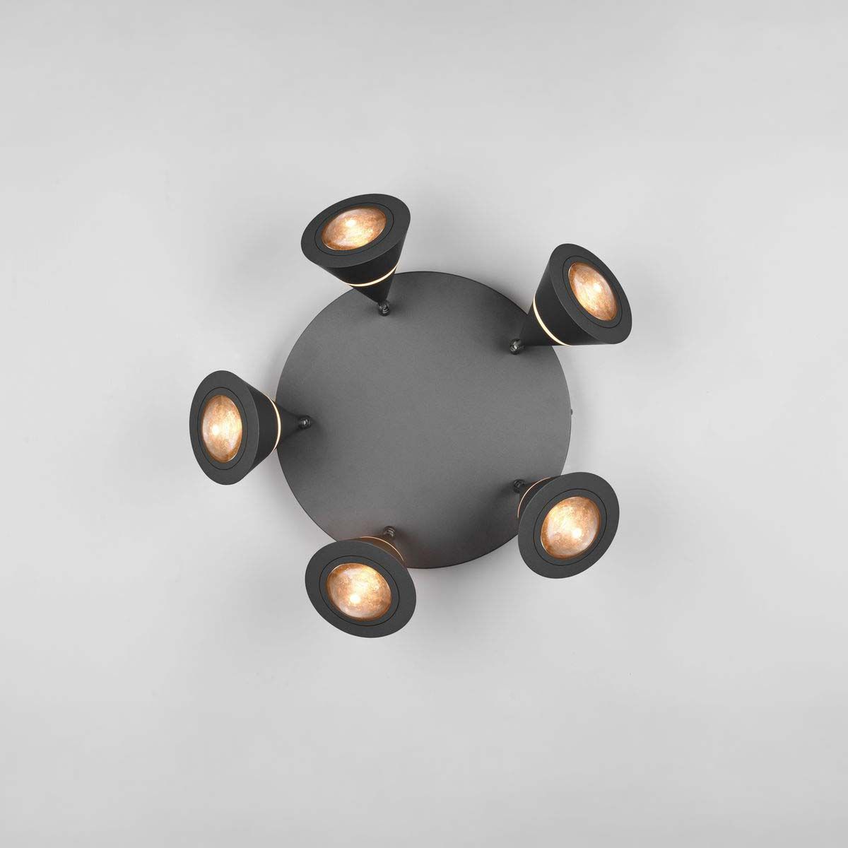 Lampadari & plafoniere: LED Deckenleuchte, Schwarz, 28 cm Ø – Nuovo (secondo la descrizione) da Kreuzlingen venduto da Smart-Light 5
