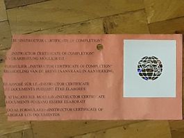 PADI - Hologramm Sticker - Instruktor