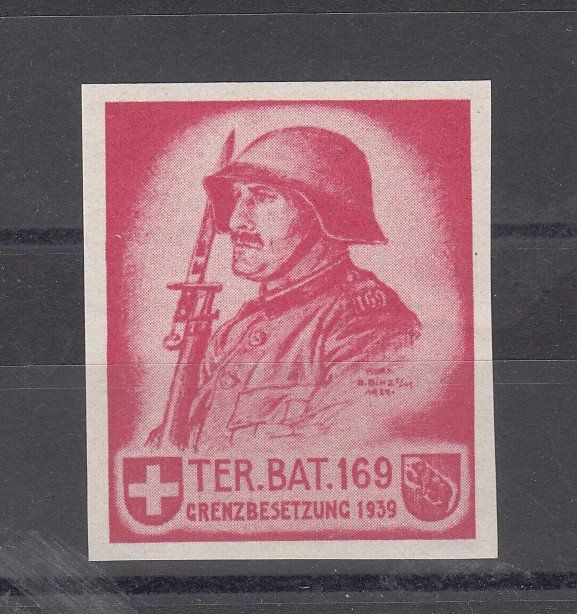 Alle Briefmarken: Territorial-Truppen 319/2** Ter.Bat.169 Kat.75.- – Gebraucht aus Herrliberg von Lfrifda