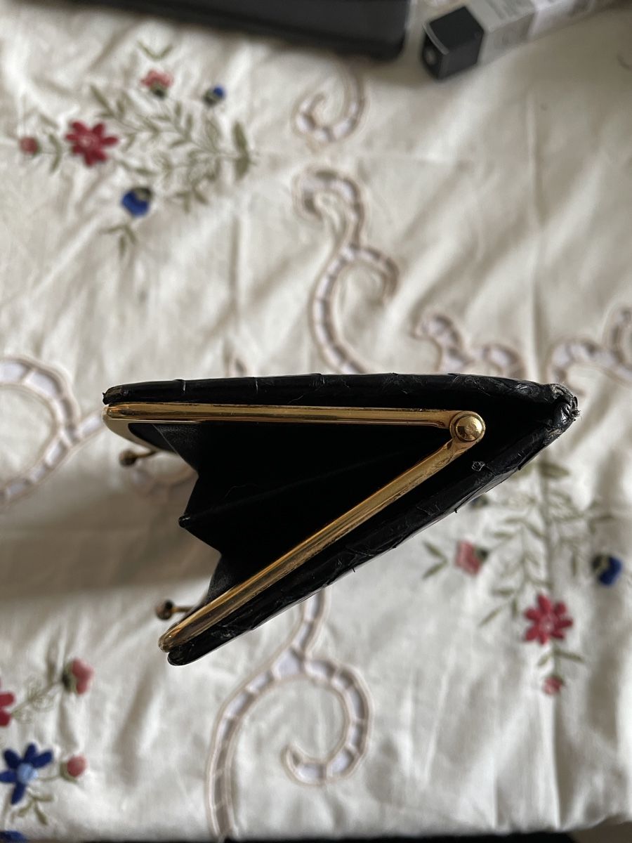 Brieftaschen: Vintage Lizard Black exotic leather Wallet – Gebraucht aus Zürich von MISSYS-WONDERBAG 4