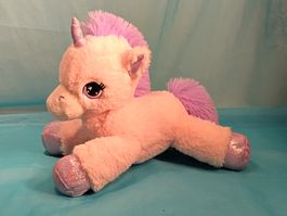Einhorn, rosa und lila, Neu, L: 30cm