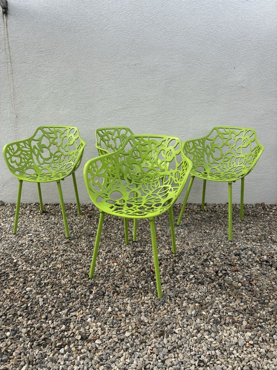 Poltrone: Vier Gartenstühle Sessel Design – Usato da schönenwerd venduto da quartier9