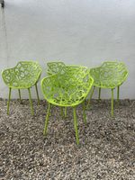Vier Gartenstühle Sessel Design