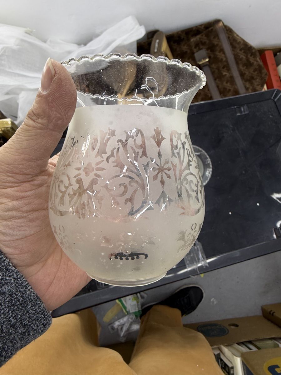 Paralumi: 2 Lampenschirme Glas Cloches verre – Usato da Wettingen venduto da NickInc 4