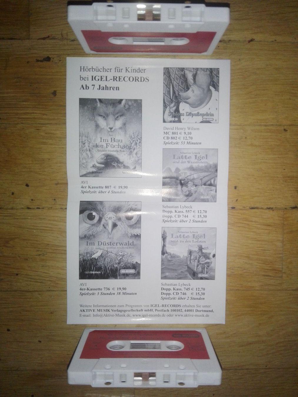 Musicassette: Gespensterpark  (Marliiese Arold)  > 4'MCs < – Usato da St.Gallen venduto da elk2023 6