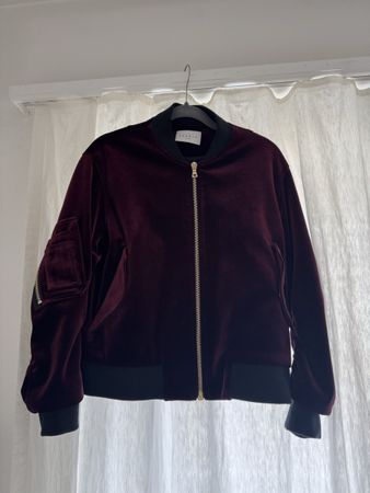 Sandro Bomberjacke Samt