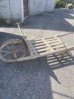 ancienne, brouette, décorative