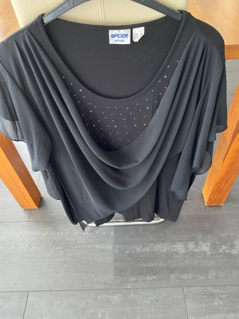 Festliches Shirt in Chiffon von Bader