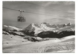 Arosa (GR) Luftseilbahn Weisshorn - Blick auf Maran - 1959