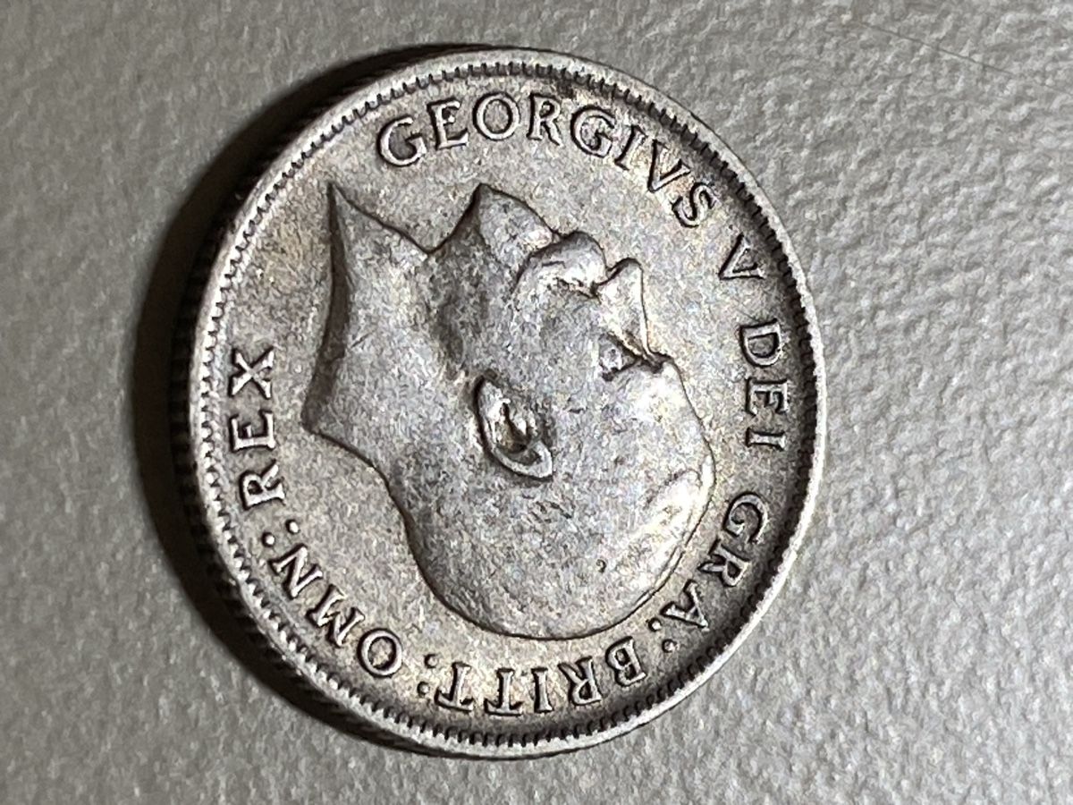Tutti le monete: GB - 6 pence - 1921 - Georges V - AG – Usato da Payerne venduto da Mike1682 3