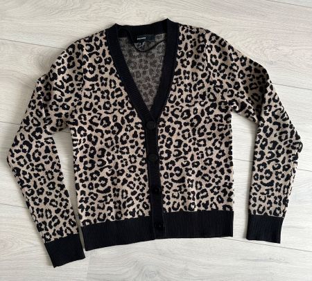 Gilet Cardigan léopard