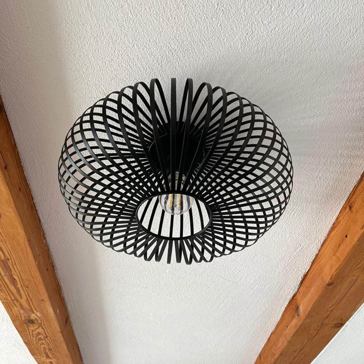 Kronleuchter & Deckenlampen: Deckenleuchte, Schwarz, Metall, 40 cm Ø – Neu (gemäss Beschreibung) aus Kreuzlingen von Smart-Light 5