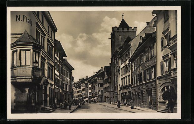 Ansichtskarten: Rheinfelden, Marktgasse mit Geschäft v. – Gebraucht aus Berlin von bartko-reher