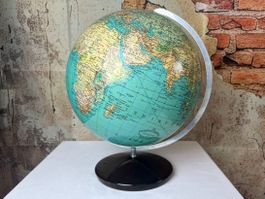 Columbus Erdglobus – Vintage – Holzfuss – Meeresströmungen