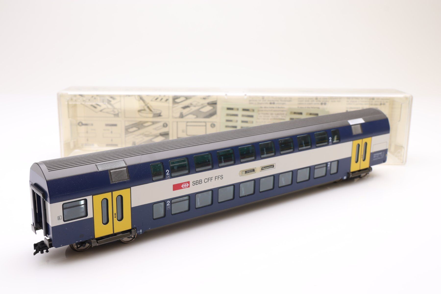 Fleischmann Modelleisenbahnen: Fleischmann 5134 K SBB Doppelstockwagen, H0 – Neu (gemäss Beschreibung) aus Ried (Muotathal) von Modellbahn.swiss