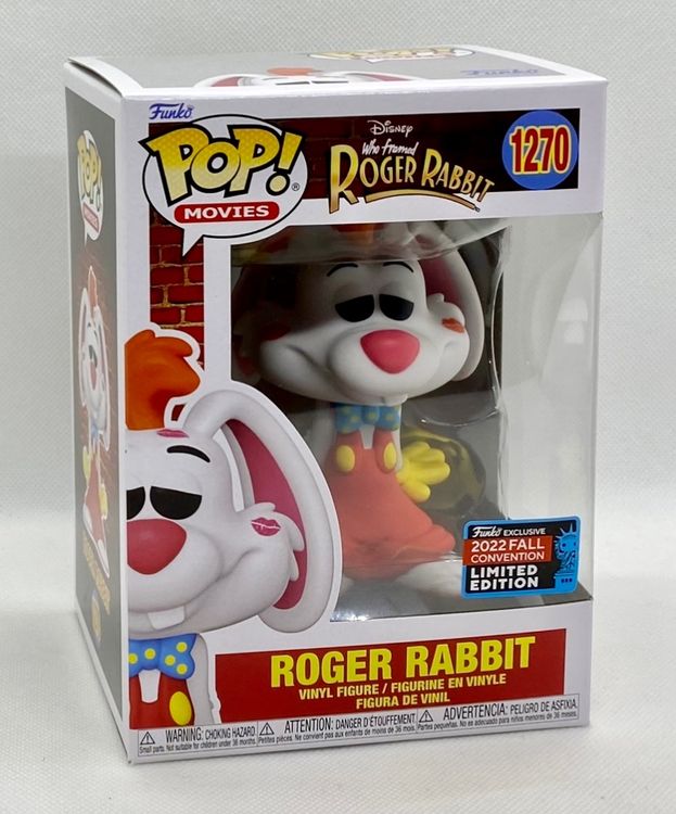 Funko Pop! Disney, Roger Rabbit #1270, Shared Exclusive (Neu (gemäss ...