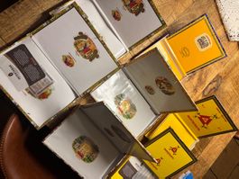 Collection of empty, decorative Cigar Boxes. Great Price!