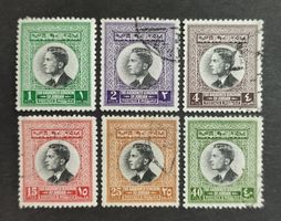 Jordan 1959, King Hussein, LoT gestempelt