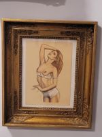 Pin-up Akt vom bekannten Künstler René Prudlo, Top!