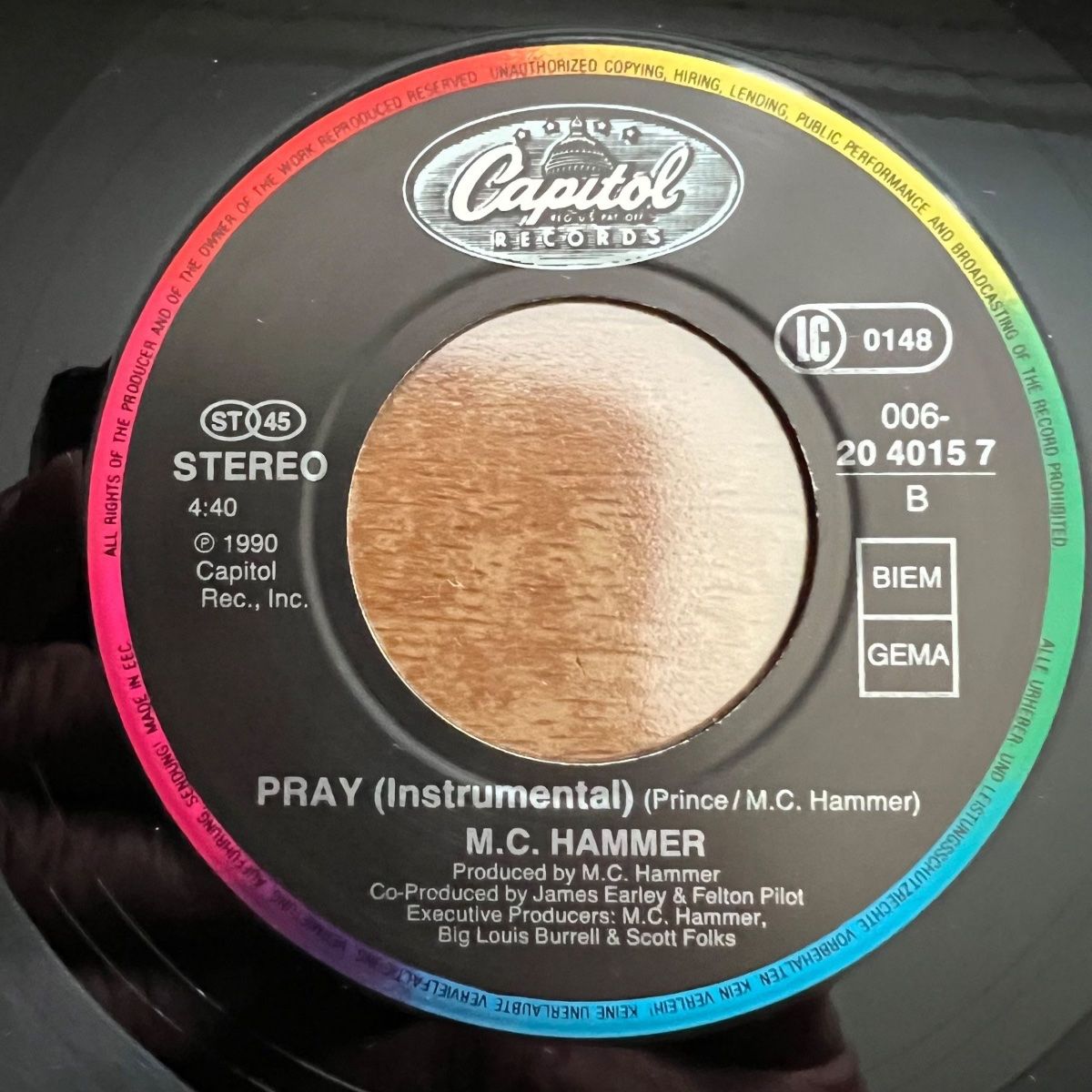 Schallplatten: M.C. Hammer - Pray / 1. EU-Press. 1990 - TOP – Gebraucht aus Gais von soundcave57 3