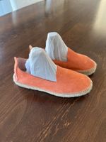 Manebi- Korallen-Espadrilles aus Wildleder, Gr. 40