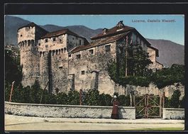 AK Locarno, Castello Visconti, 1915