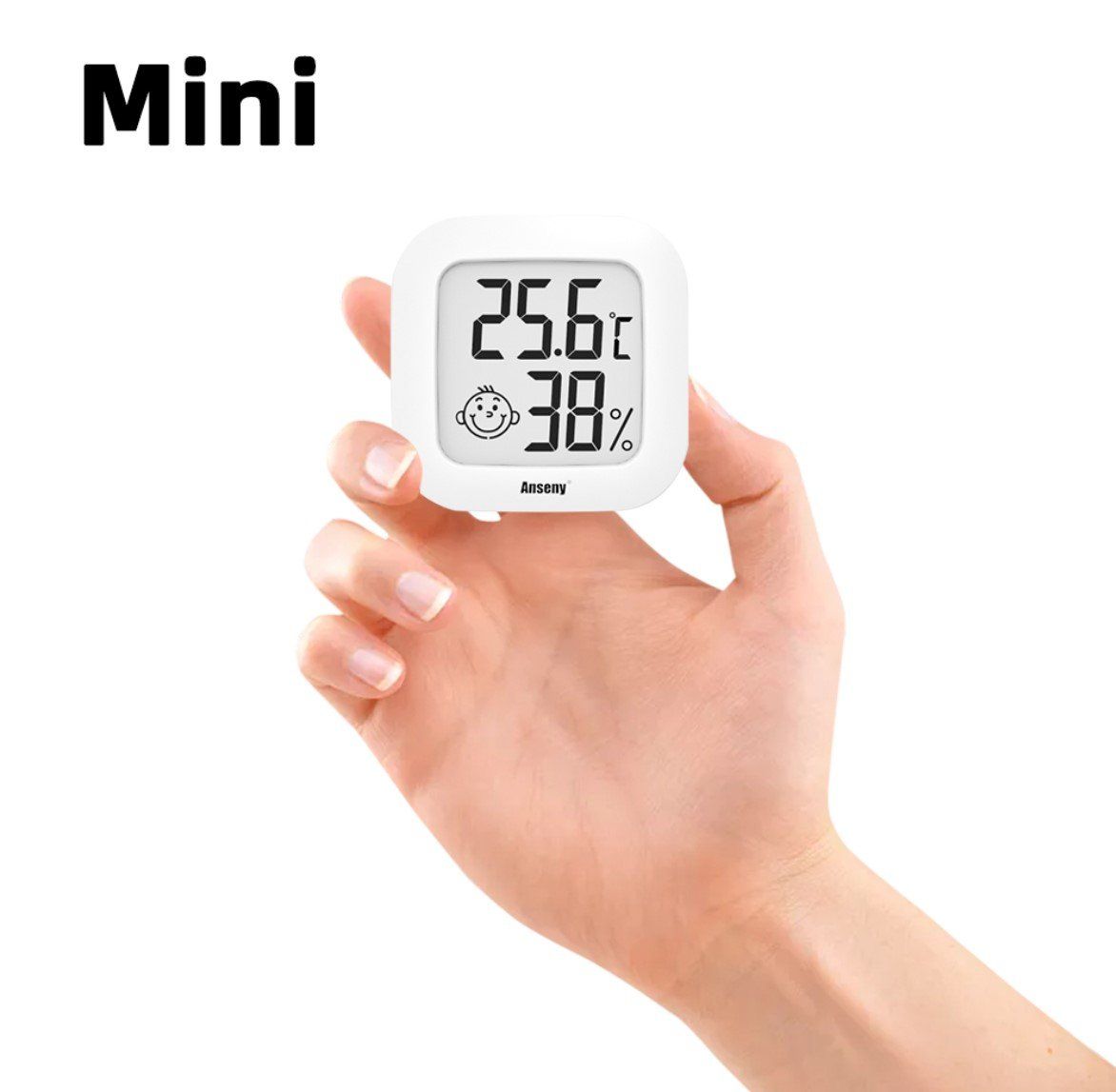 Altro per la casa: Thermometer Hygrometer Temea Smiley Mini LCD Digital weiss – Nuovo e nell'imballaggio originale da Rorschacherberg venduto da elektrofreak 2