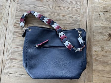 Gabor Leder- Handtasche , dunkelblau