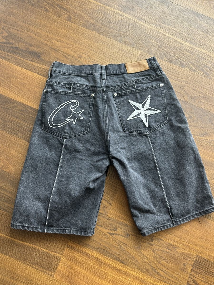 Jeans: Corteiz Jorts schwarz Gr. M – Nuovo (secondo la descrizione) da Männedorf venduto da Spargeluno 1