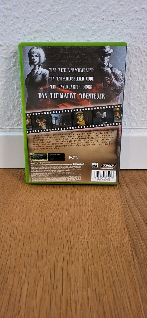 Microsoft Giochi: Xbox - Baphomets Fluch Der Schlafende Drache – Usato da Münsingen venduto da DigitaleSpielecke 1