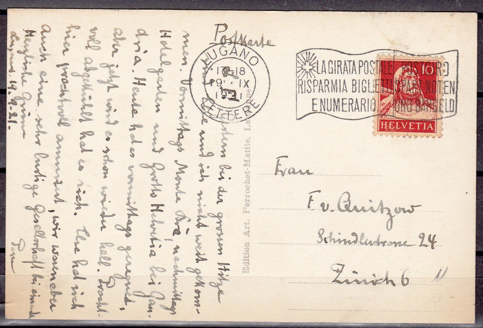 Cartoline postali: Ak Un Saluto Da.cassarate TI – Usato da Herrliberg venduto da Lfrifda 1