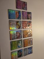Lot de 11 cartes Pokémon brillantes pokeball 