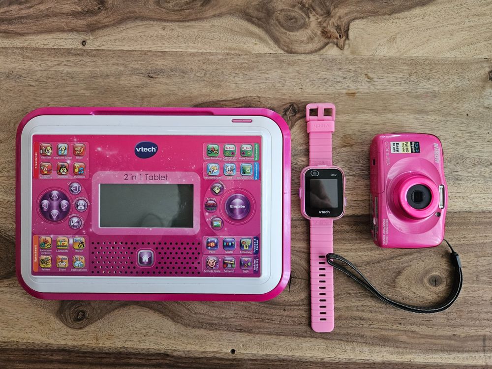 Vtech lerncomputer vtech uhr und nikon kamera kaufen auf ricardo