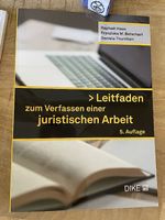 Leitfaden juristische Arbeit, 5. Auflage, Top Zustand!