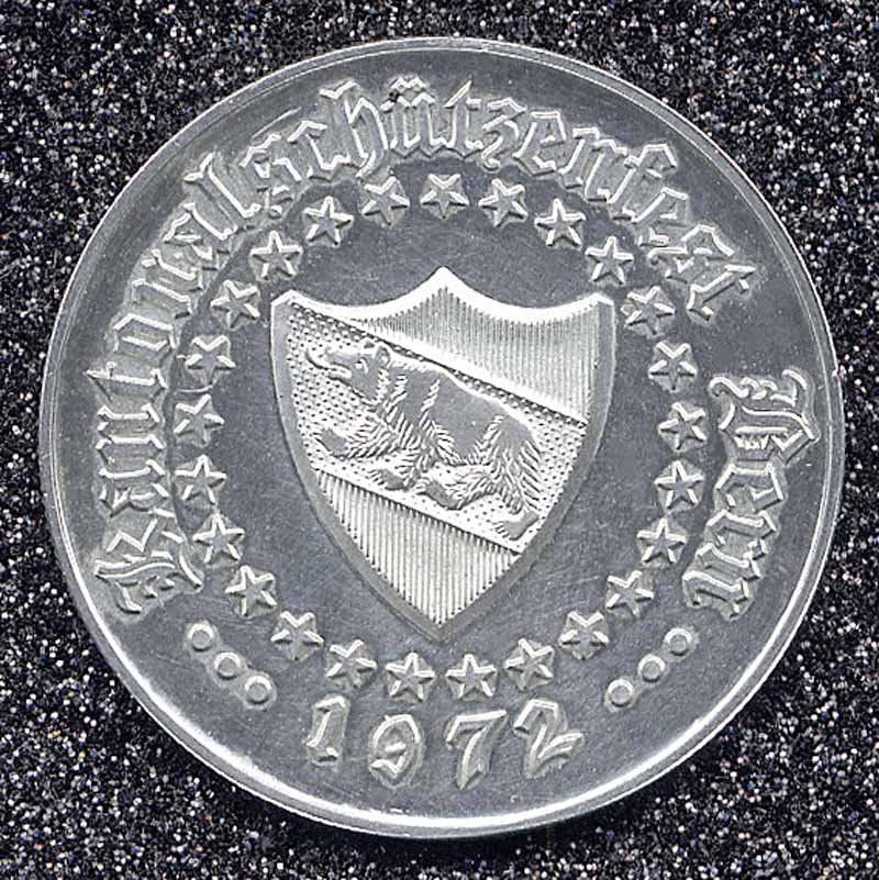 Médailles: Schützenmedaille Silber BERN "1972" – D'occasion à Zug par BAMBI51 1