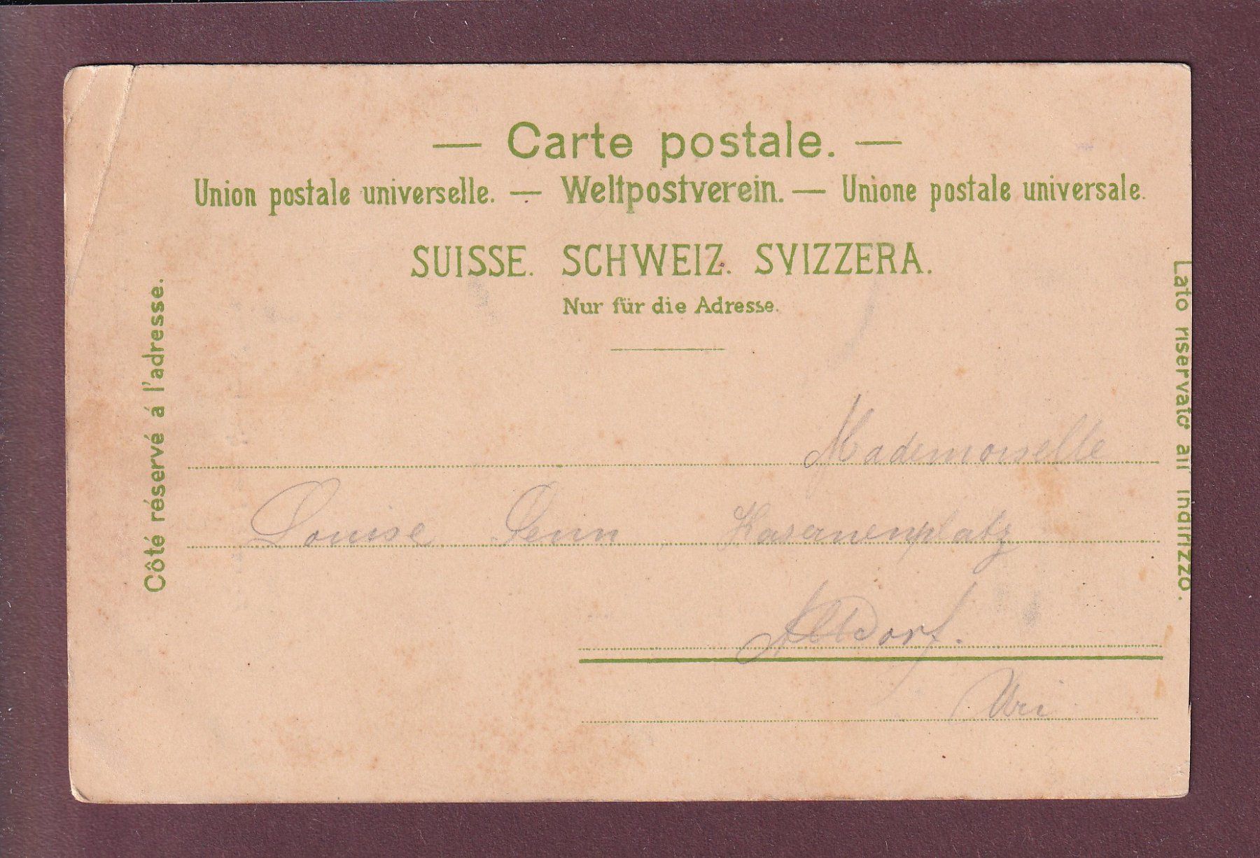 Cartoline postali: BRUNNITHAL mit UNTERSCHÄCHEN // Eckbug // – Usato da Pully venduto da nicecards 1