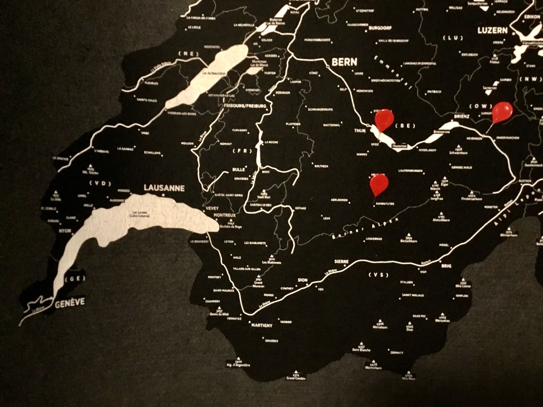 Tutte le decorazioni: SWISS PIN MAP - jamais utilisé ! – Nuovo e nell'imballaggio originale da Commugny venduto da rit_5lq2 6