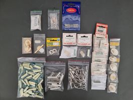 Umfangreiches Konvolut an Schmuck- und Bastelkomponenten
