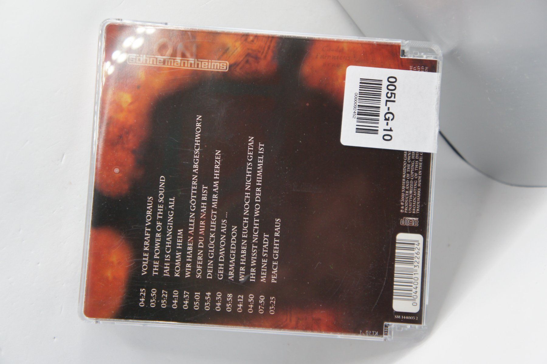 CD: 2 CD Söhne Mannheims – Zion + Noiz – Usato da Ernetschwil venduto da luisvonerni 6