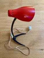 Tischlampe rot - mid century