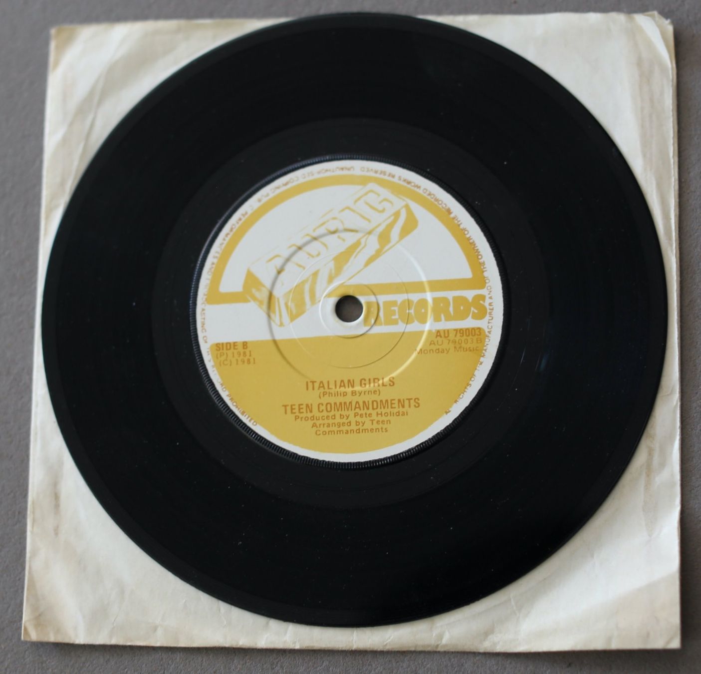 Vinyles: Single, Power Pop, Teen Commandments, Private World 1981 – D'occasion à Biel/Bienne par 808.3