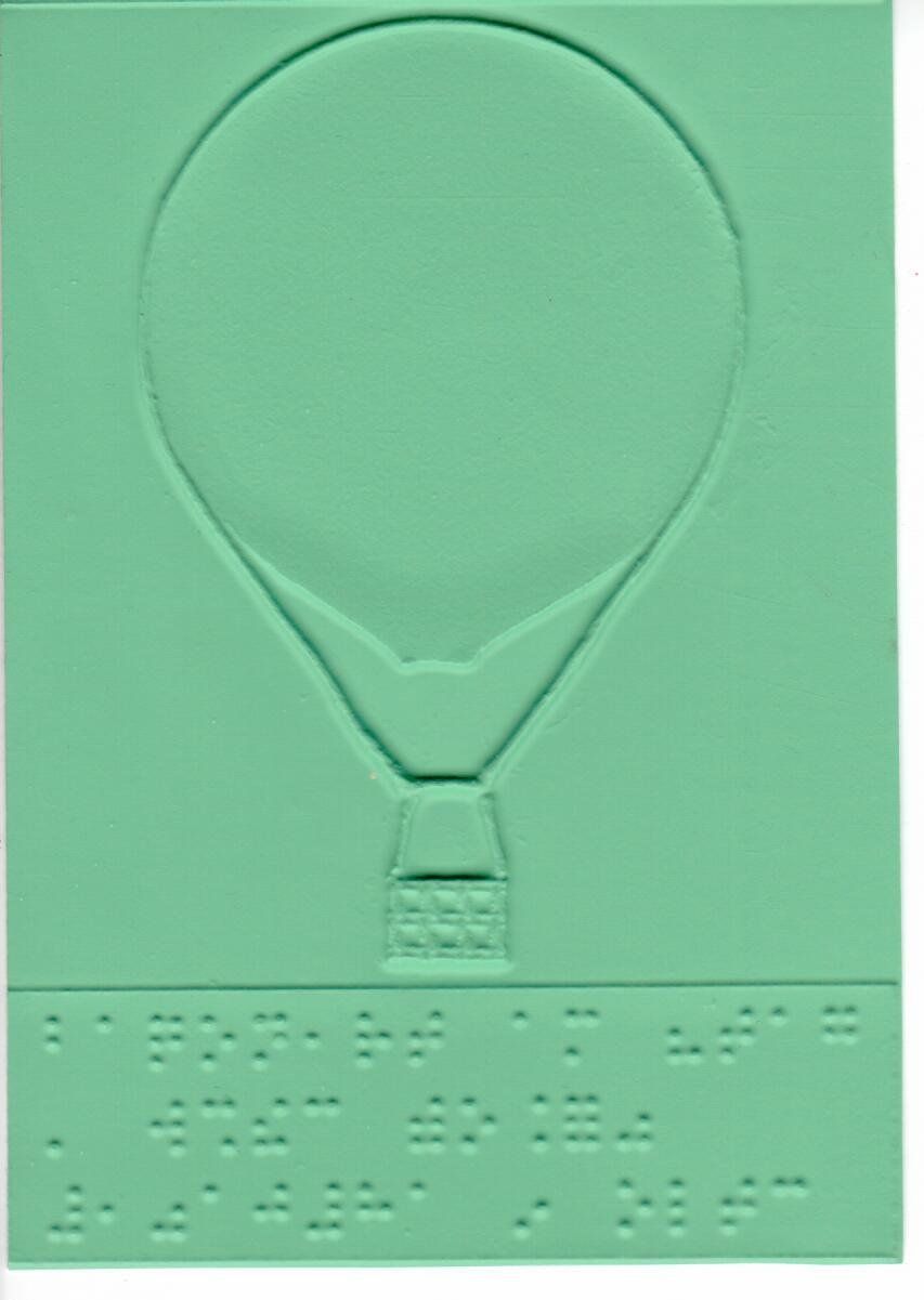 Alle Briefmarken: Relief Ballonpostkarte - Blindenschrift – Gebraucht aus Wolhusen von Curver9