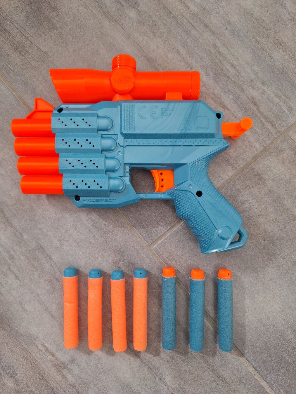 Nerf Giocattoli: Nerf Elite 2.0 Prospect QS-4 Blaster mit 7 Darts – Usato da Aarau venduto da Severin_97 1