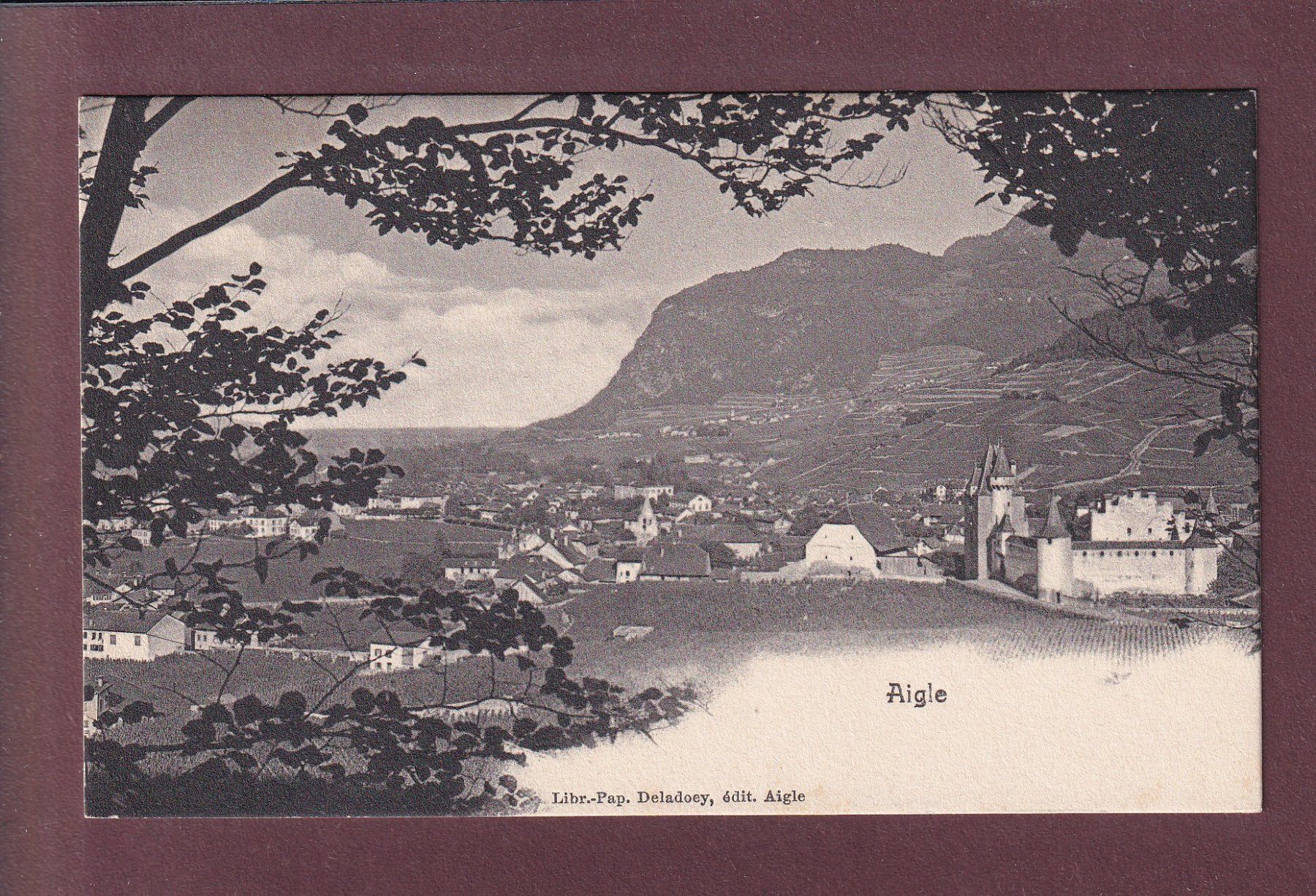 Ansichtskarten: AIGLE - Château – Gebraucht aus Pully von nicecards