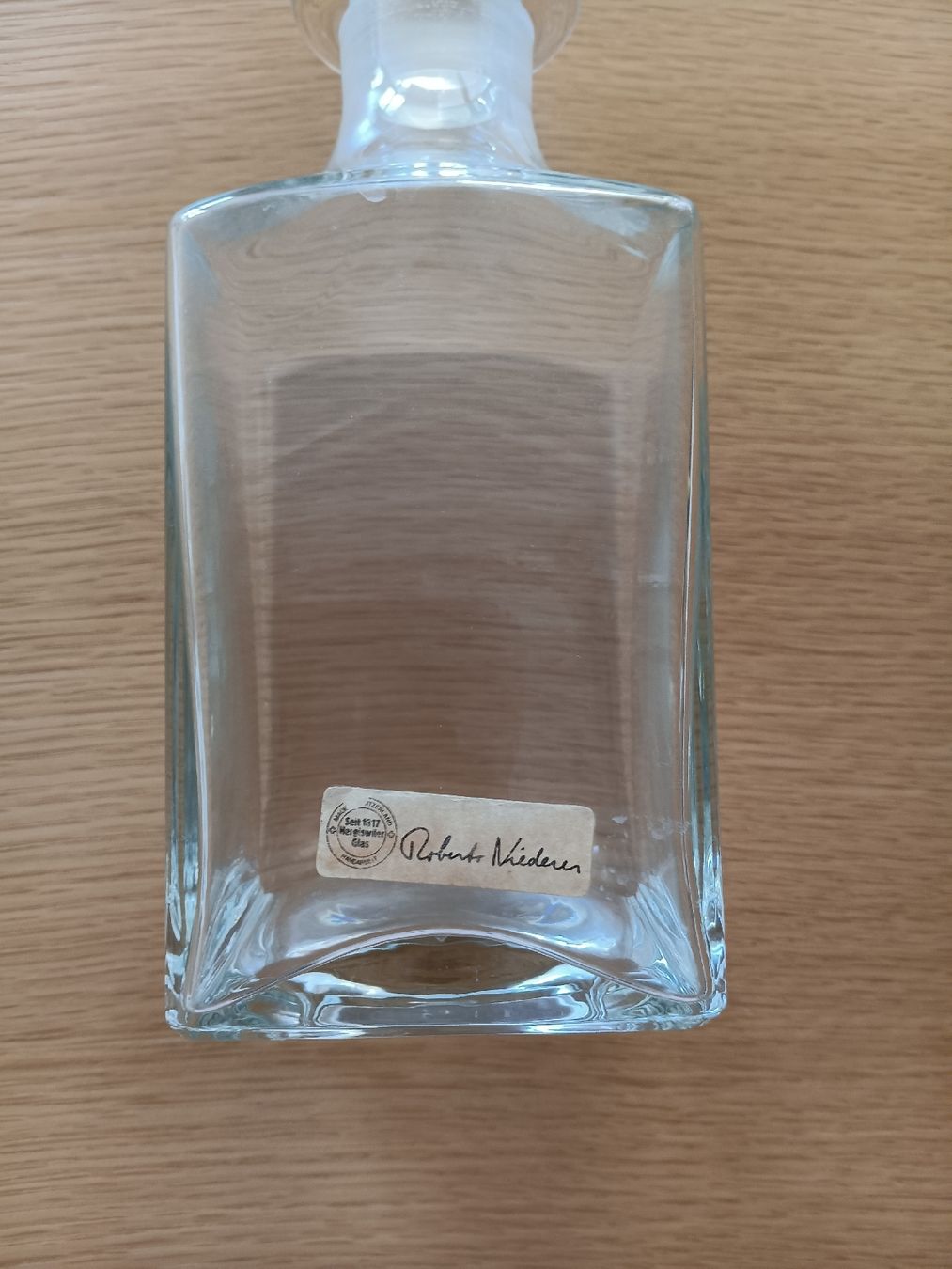 Glasi Hergiswil Caraffe: Edle Robert Niederer Karaffe, Handarbeit aus der Schweiz! – Usato da Stansstad venduto da leoni66 1