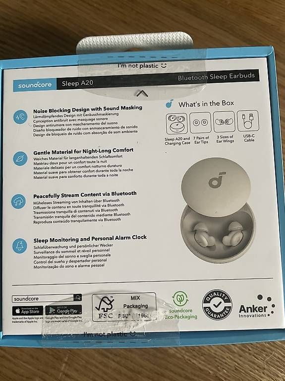 Kopfhörer: Anker Sleep A20 Bluetooth Earbuds / Kopfhörer neuwertig  – Neu und originalverpackt aus Muttenz von Style_2000 1